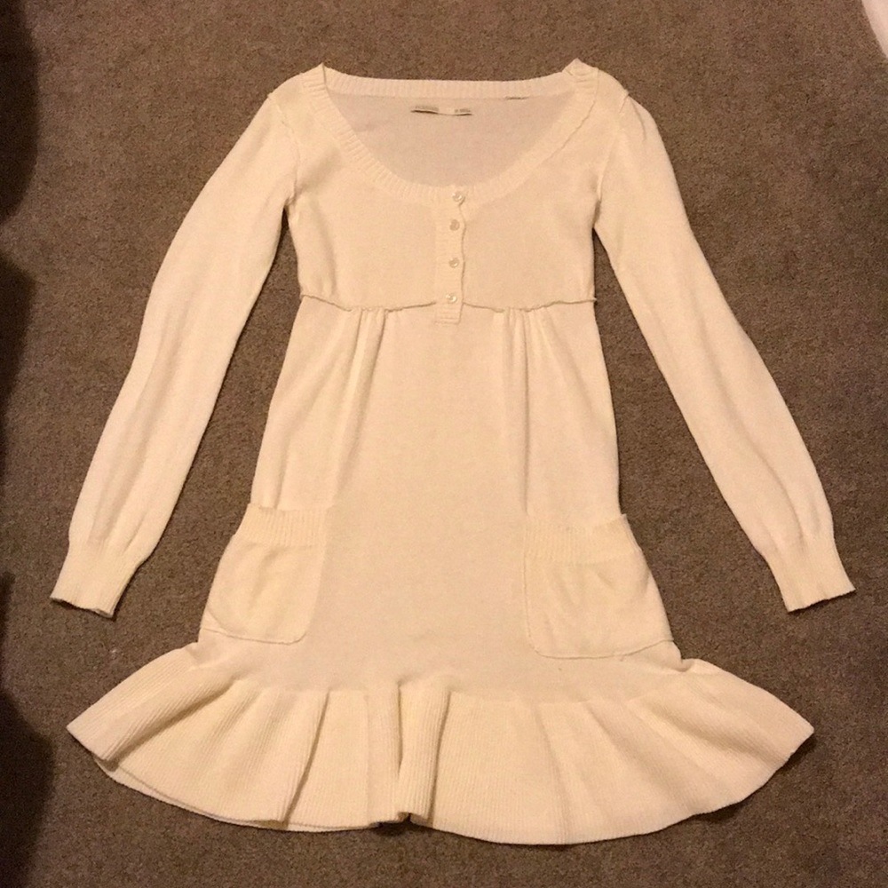 Nordstrom white sweater dress by rubbish